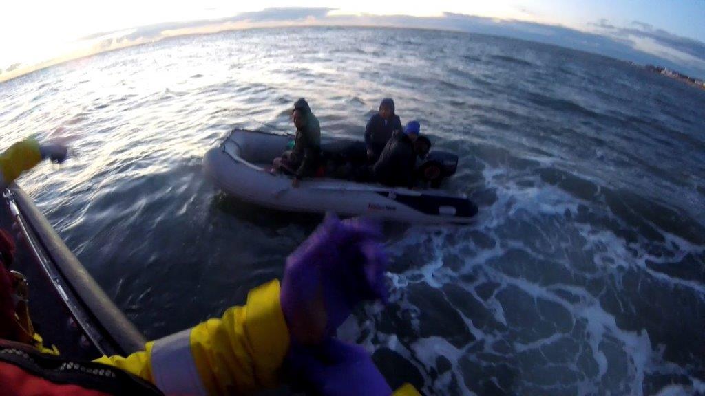 Small inflatable boat